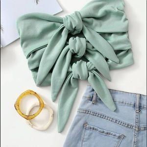 Knot Front Tube Top
